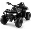 Garvee Quad Elettrico per Bambini 12V, Telecomando, Doppio Motore, Nero