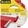 ScotchBlue Scotch 42022050B Nastro Biadesivo per Moquette e Pavimento in Vinile, Trasparente