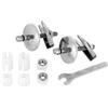 Ideal Standard - Multi Suites, Set di cerniere per sedile copriwater a chiusura rallentata serie Tesi, TV04767, Neutro