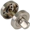 Amig - Mulella per maniglie a rosetta - mod. 8Z - Ø52 x 90 mm - Quadretto da 6 mm - Condanna con sistema di sblocco esterno - Zama Argento opaco