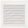 Amig - Griglia quadrata in alluminio con zanzariera | Griglie di ventilazione per presa d'aria | Ideale per soffitto cucina e bagno | Misure 150 x 150 mm | Colore bianco