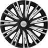 Michelin 4 Copricerchi Auto Argento Nero 16 Pollici NVS Fissaggio Facile