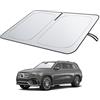 BIXUAN Parasole per parabrezza compatibile con Mercedes Benz GLE W167 2020-2026 copertura parasole per auto per parabrezza, ombrellone pieghevole con protezione UV parasole GLS accessori