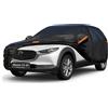 Kayme Telo Copriauto da Esterno, Compatibile con Mazda CX-30(2019-2026), Copertura a 7 Starti per Impermeabile Anti UV Anti Vento Antipolvere, Telo Copri con Cerniera e in Cotone.