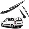 JinsenTGG Braccio tergicristallo posteriore ricambio per Citroen Berlingo 2008-2021 Tergicristallo Kit spazzola tergicristallo posteriore impermeabile sostituzione per Peugeot Partner 2008-2021