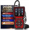 GQDGCU OBD2 Auto Diagnostica Italiano, Diagnosi Auto Professionale per Tutte le Funzioni, Scanner OBD2 Universale per Auto dopo il 2000, con leggere la prontezza I/M, leggere e cancellare i codici