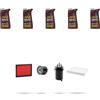 HOFFCAR Kit tagliando 4 FILTRI e 5L OLIO M compatibile con Nissan Juke (F15,F15E) 1.5 dci 81kw dal 2010