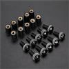 BYLKFC Fissaggio Kit Kit Bulloni Parabrezza Moto Per YAMAHA NMAX 125 150 155 NMAX125 N-MAX 2015-2023, Viti Di Fissaggio Dadi E Carenatura Bulloni Viti Del Parabrezza Del Moto(Nero)