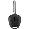 AugustknowU Custodia per chiave elettronica, guscio in ABS per Mitsubishi-Pajero- slot sinistro a 2 pulsanti MIT8 - accessori per la protezione del veicolo