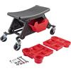 A-Pro Carrello Ruote Officina Lavoro Meccanico Sedile Sgabello Garage Seggiolino Moto