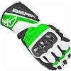 Berik Zoldar Guanti Moto, nero/verde/bianco, S