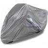 Generic Telo Coprimoto Felpato Telo per Moto Scooter Motocicli Impermeabile in Nylon resistente ad acqua/polvere/pioggia/vento/foglie Taglia S 246x104x127 cm