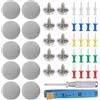 MXYUANHANG 100 Pz Rivetti per Veicoli per Audi A4 B8 Avant 2008-2015, Vite Per Riparazione Tetto Auto Kit Riparazione Cielo Auto