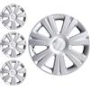 W-Parts SERIE 4 BORCHIE - 4 COPRICERCHI COPPE RUOTA 16 PER FORD C-MAX 10->