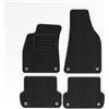 Mats4all Set di tappetini auto Compatibile con Audi A4 2001-2007 | Antiscivolo | Con rinforzo | 4 pezzi | Tappetini per auto | Set di tappetini