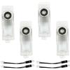 ERSDGG 4 proiettori a LED per portiere dell'auto, illuminazione di benvenuto, illuminazione portiera auto, adatto per 1/2/3/4/5/6/7/X1/X2/X3/X4/X5/X6/X7/M/Z/GT, Performance Edition