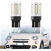 Nslumo LED Drl Lampadine per luci diurne per FIAT 500X Typ334 2018-2023 COPPIA LUCI DRL 45 LED T20 CANBUS 6000K NESSUN ERRORE W30W Led Luce di posizione