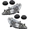 ENVA MADE FOR QUALITY BESTPRICE 2x fari anteriori destro + sinistro, compatibili con PEUGEOT 307 (3A/C), 307 Break (3E), 307 CC (3B), 307 SW (3H)