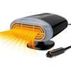 Chuankefanxing Riscaldatore per Auto, 12V 150W Ventilatore 2 in 1 per Riscaldamento e Raffreddamento dell'auto, Sbrinatore/Antiappannante per Parabrezza Auto, Riscaldatore Portatile per Auto