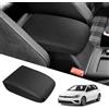 JinsenTGG Centrale Bracciolo Copertura Compatibile con VW Golf 7 MK7 2013-2020 Bracciolo Copri Protezione Console Centrale Guscio Antigraffio - Nero