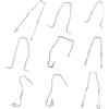 Yewseas 9 Pezzi Clip a Molla di Ritenzione per Faro, Lampadina H7, Clip di Fissaggio in Acciaio per Lampadine H1, H3, H4, H7, Fissaggio Sicuro per Faro, Materiali di Alta Qualità, Facile Installazione