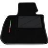 Somer Car Tappetino Auto SOLO LATO GUIDA 1pz compatibile con BMW X1 U11 2022-2026 | 1 tappeto su misura in moquette, bandiera Italia