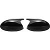 Viviance 2 Pezzi di Ricambio per Coperchio specchietto retrovisore Auto Sostituzione Nero Lucido Sinistro e Destro Compatibile con BMW E81 E82 E87 E88 E90 E91 2005-2007 E92 E93 2006-2009 M3 Style
