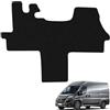 ZWPARTS Tappetini per Auto Sostituzione per Fiat Ducato/Peugeot Boxer/Citroen Jumper 2006-2024, Tappetini Premium per Sedili Anteriori Classici Neri per Auto