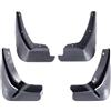 SANQIUTOU 4 Pezzi Auto Parafanghi per Ford Fiesta ST-Line STLine MK8 2023 2022 2021,Paraspruzzi Anteriore Posteriore Non Richiede Fori Auto Ricambi Parafanghi Resistenti All'usura