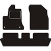Mats4all Set di tappetini auto Compatibile con Citroen C4 Picasso Picasso 5 persone 2006-2013 | Antiscivolo | Con rinforzo | 4 pezzi | Tappetini per auto | Set di tappetini