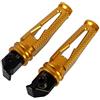 Sinkees Per CB600F Hornet 2007-2013 per CBR600RR 2003-2016 Pedane posteriori per moto Accessori in alluminio CNC per CB1000R 2008-2018 (Oro)