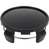 TUCKBOLD Coprimozzo Nero 1 Pezzo Inserimento A Scatto Per Auto 62mm | Diametro Interno 56mm, Altezza Clip 5mm, Inserimento A Scatto, Universale, Migliora Lo Stile, Installazione Semplice