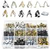 Flaconi 240PCS Clip Fissaggio Auto,Clip di Fissaggio per Auto,Clip Metalliche Auto,Fermaglio per Cruscotti in Metallo,Auto Cruscotto Console Bordo Metallo Fissaggio,Adatto per Paraurti,Cofani