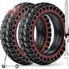 BANGTING 2PCS 8 1/2 x 2 Pneumatici per Monopattino Elettrico Ruote, 8.5x2 Pollici Gomme Piene, 50/75-6.1 Pneumatico di Ricambio per Xiaomi Pro 2 / M365 / M365 Pro / 1S / 3/3 Lite/Essential