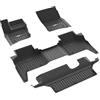 3W Tappetini Compatibile con Land Rover Defender 130 L663 2020-2025 2026, Tappetino Antiscivolo per Impermeabili a Copertura Completa Set Tappeti Auto in TPE