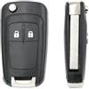 onetop1 2 pulsante pieghevole alloggiamento chiave telecomando sostituzione pieghevole guscio della portachiavi custodia a distanza per Opel Astra J Corsa E Cascade Zafira Karl dell'Auto chiave accessori