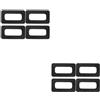 2 Pieces Adattatore Per Pinne Box Us Piastra Di Base Della Pinna