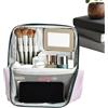 Generico Borsa Trucchi Da Viaggio | Grande Beauty Case Verticale Con Divisori - Borsa da Viaggio per Accessori da Toeletta - Per Pennelli Rossetto Sopracciglia d'Affari Vacanza Fitness Palestra Pendola