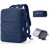SZSYCN Zaino 40x30x20 per Ryanair Zaino da Viaggio Aereo Bagaglio a Mano | Zaino da Viaggio 40x30x20 con Porta Scarpe Borse da Cabina per Ryanair 40x30x20 Zaino Impermeabile per Laptop da 16 Pollici