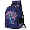 WECECE Zainetto Tree of Hearts Ragazzi Scuola Media Borsa Scolastica Colourful Botanical Studentesse 12-15 Anni Cartella per Libri Laptop, Backpack Tempo Libero Regalo Studenti