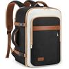ETRONIK Wizzair - Borsa da viaggio per bagaglio a mano, 40 x 30 x 20 cm, 24 l, impermeabile, per Ryanair, Nero e bianco, M, Da viaggio