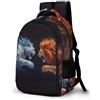 WECECE Zaini Scuola Lion Studente 10-14 Anni Stile Porta del Frigorifero Borsa Scolastica Animal Lions Studentesse 12-15 Anni Cartella Scolastica Classe 7-9, Daypack Gita Lezioni