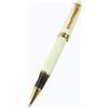 Gullor Jinhao 450 Bianca Penna Roller con Clip Dorata