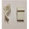 most-wanted-shop Supporto per cartelli prezzi, bianco, per poster, cassetta della frutta, 20 mollette 2,7 x 6 cm, plastica