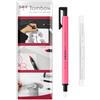 Tombow Mono Zero Eraser Pen con ricariche, punta rotonda da 2,3 mm, rosa fluo, confezione da 2 in confezione regalo