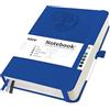 Mlife Quaderno A Righe A5 Con Motivo Albero Della Vita, 360 Pagine, Carta A Righe Da 100 G/M², Copertina In Pu, Elastico, Portapenne, 3 Segnalibri, Per Uomo E Donna, 14,6 X 21,3 Cm (Blu)