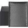 TEESIN 25 buste autosigillate, in schiuma, 27 cm x 18 cm, colore: nero