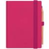 Legami - Agenda Bigiornaliera Mini 2026, Raspberry, 12 Mesi, Rubrica e Matita Inclusa, Chiusura con Elastico, Diario da Gennaio 2026 a Dicembre 2026, in Carta FSC Certificata, 7 x 10 cm