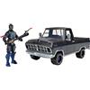 Fortnite- The Bear Vehicle Plus-Statuetta articolata per Party Trooper da 10,2 cm con bruciatore per Bash, Multicolore, FNT1019