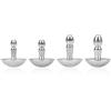 BDSMJOY 4 pezzi Catetere Metallo Cavo Pene Plug Dilatatore Uretra